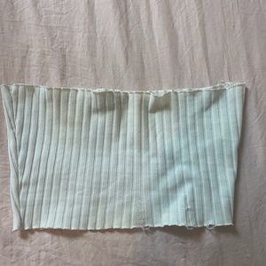 PTL white strapless top